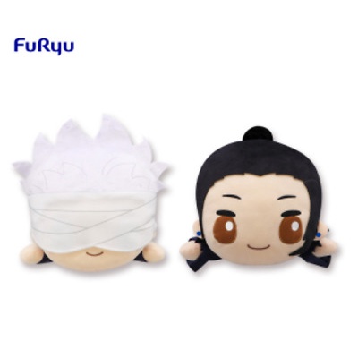 Gấu bông Jujutsu Kaisen 0 Nesoberi Type Plush Toy Doll Satoru Gojo Suguru Geto set 35cm chính hãng Nhật Bản
