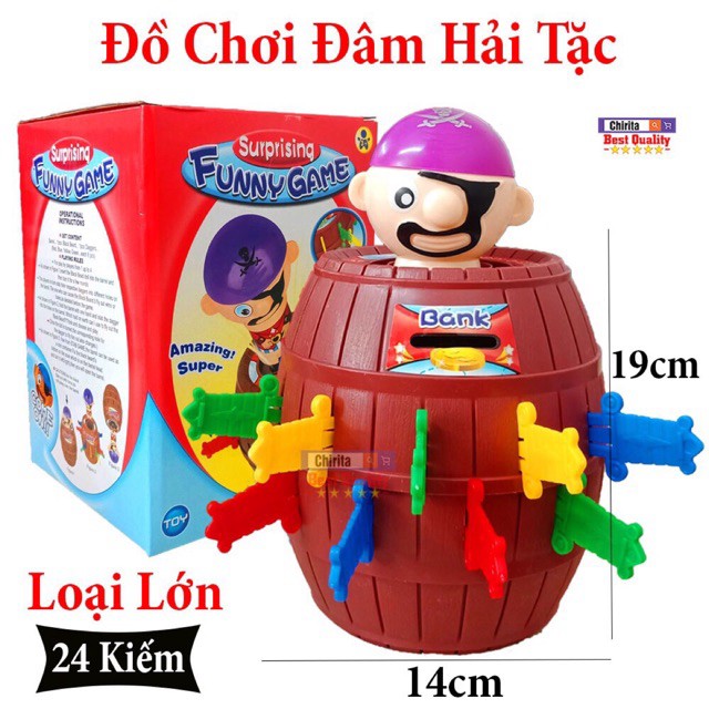 [ SIÊU RẺ ] Game đâm kiếm hải tặc size to nhất ( 24 kiếm ) kèm ảnh &clip thật