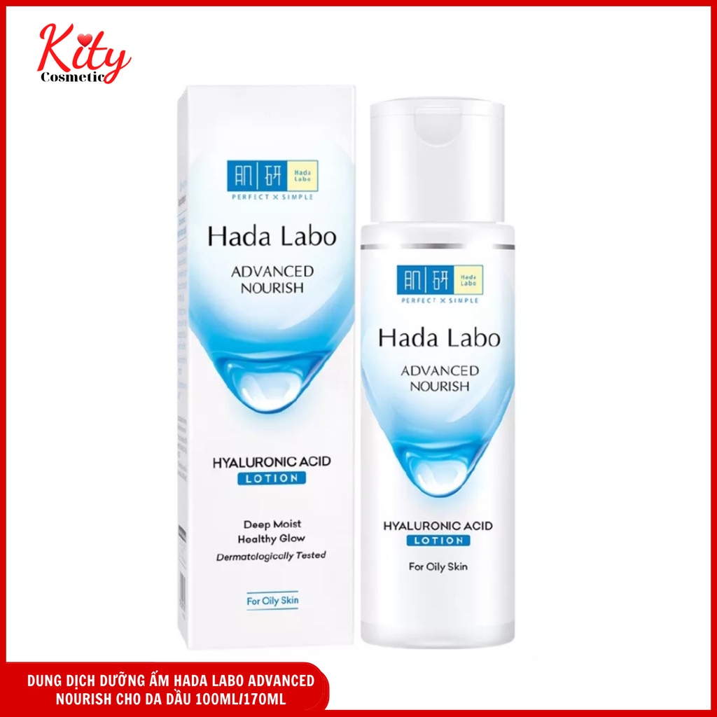 Dung dịch dưỡng ẩm tối ưu Hada Labo Advanced Nourish Lotion dùng cho da dầu 100ml/170ml