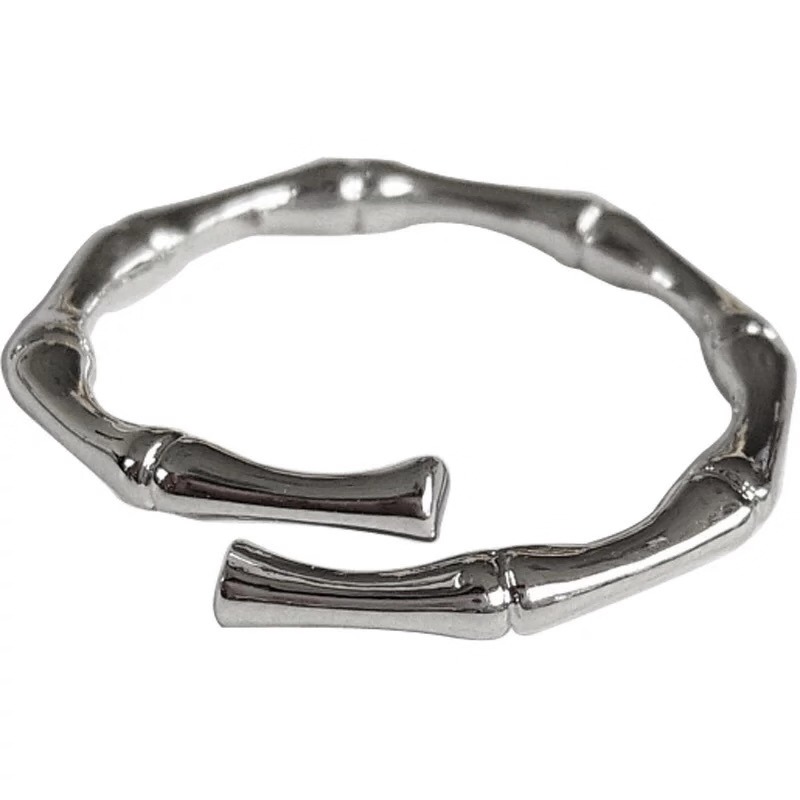 Nhẫn Hở Kim Loại Kiểu Dáng Đơn Giản 19400