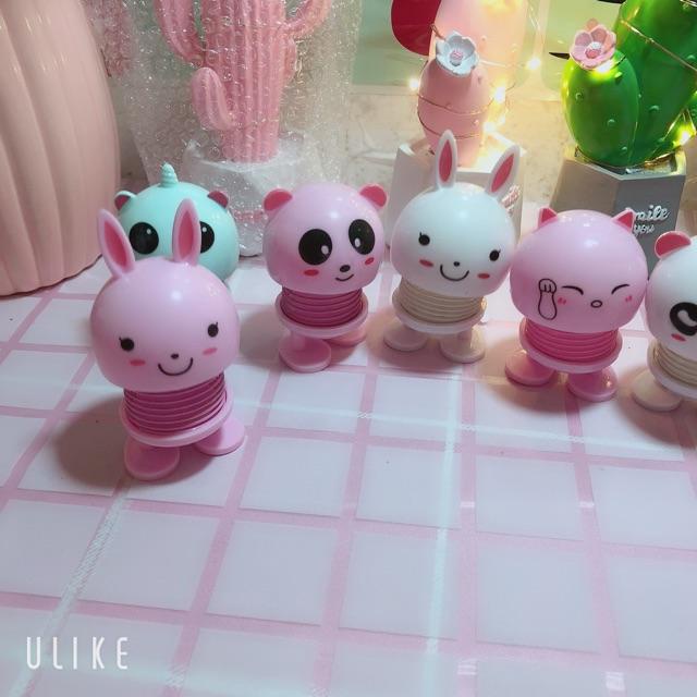 Thú nhún lò xo dễ thương - Con Dễ Thương EMOJI Lò Xo - thú nhúng lò xo - Phụ kiện ATI