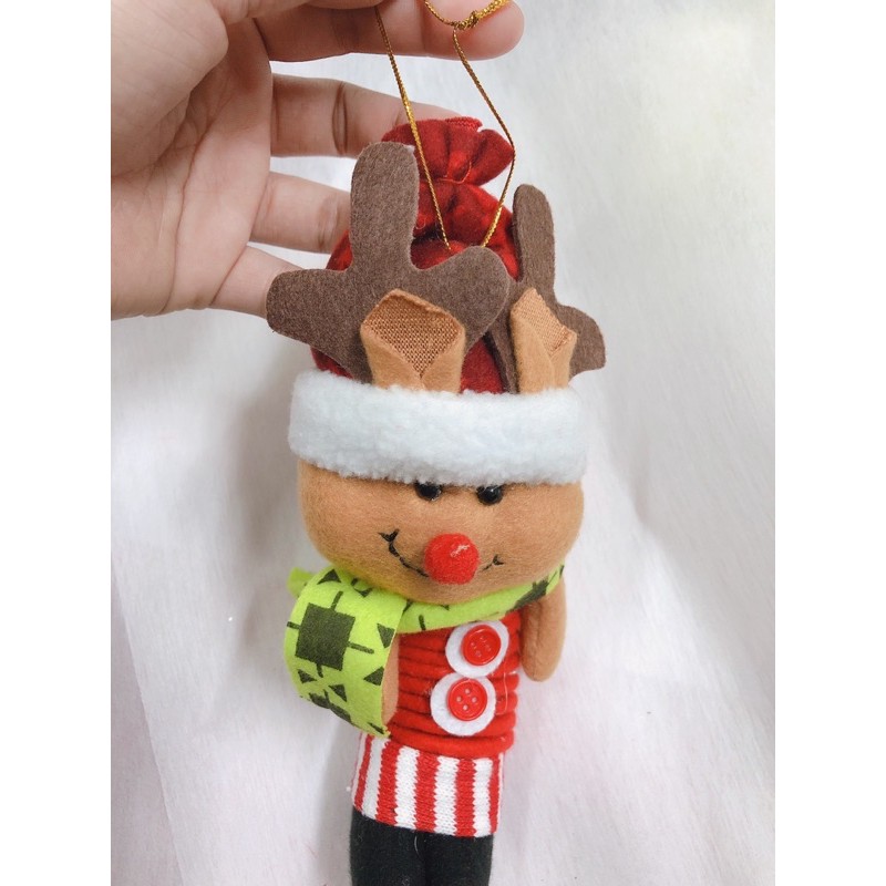 Ông già noel lò xo treo trang trí noel-hot trend 2022