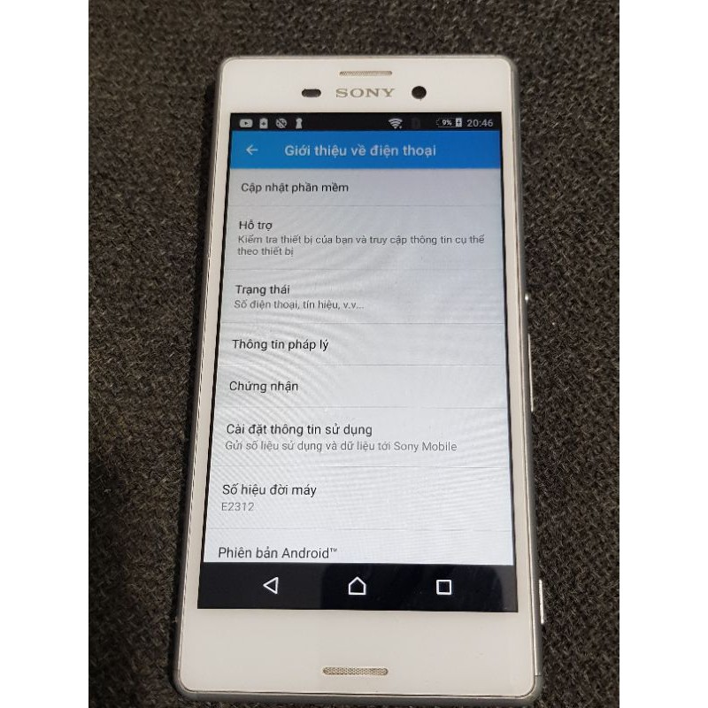 điện thoại sony xperia M4 aqua dual smartphone android 2 sim lỗi rung