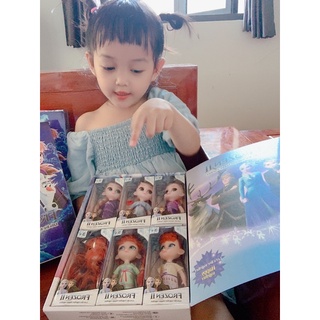 ✅ set búp bê công chúa elsa frozen nhà disney set gồm 6 búp bê cực xinh