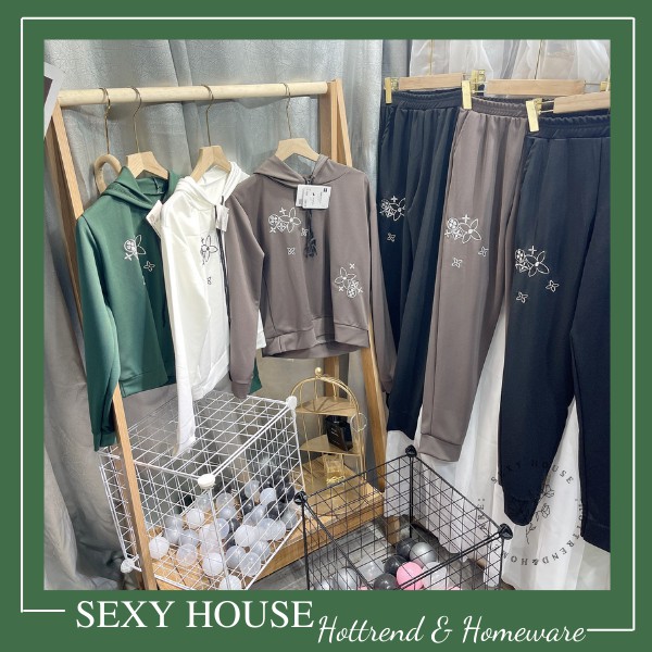 Set bộ nữ thể thao mũ dây rút cao cấp, bộ đồ mùa đông vải umi loại 1  B08 SEXYHOUSE