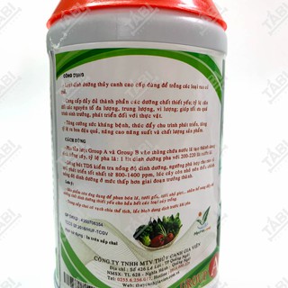 2 Chai Dung Dịch Thủy Canh HidroUmatV 500ML