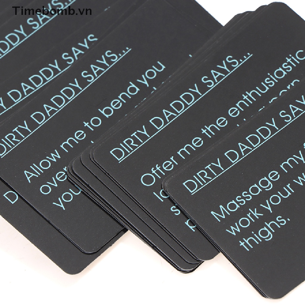 Bộ 108 Thẻ Bài Trò Chơi Risque Vui Nhộn Trang Trí Phòng Ngủ