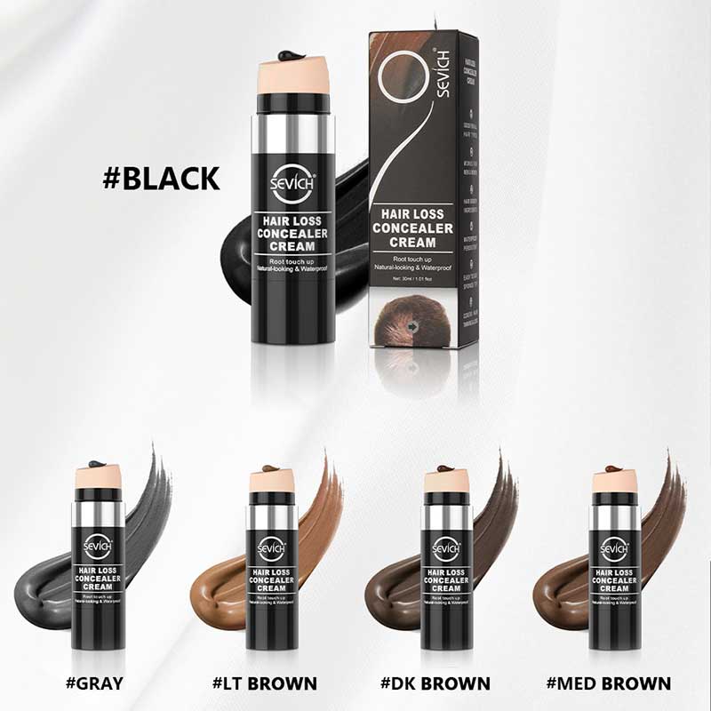 Kem Che Khuyết Điểm Chân Tóc/Tạo Khối Tóc Đen Tự Nhiên Lâu Trôi Chống Thấm Nước Dành Cho Unisex