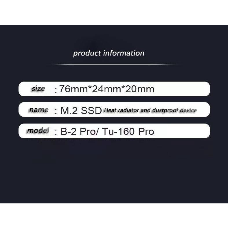 Bộ tản nhiệt đĩa trạng thái M2 SOLID SSD Áo ghi lê M2 phổ quát bộ tản nhiệt NVME / NGFF 2280 Bộ tản nhiệt máy tính có thể tháo rời | BigBuy360 - bigbuy360.vn
