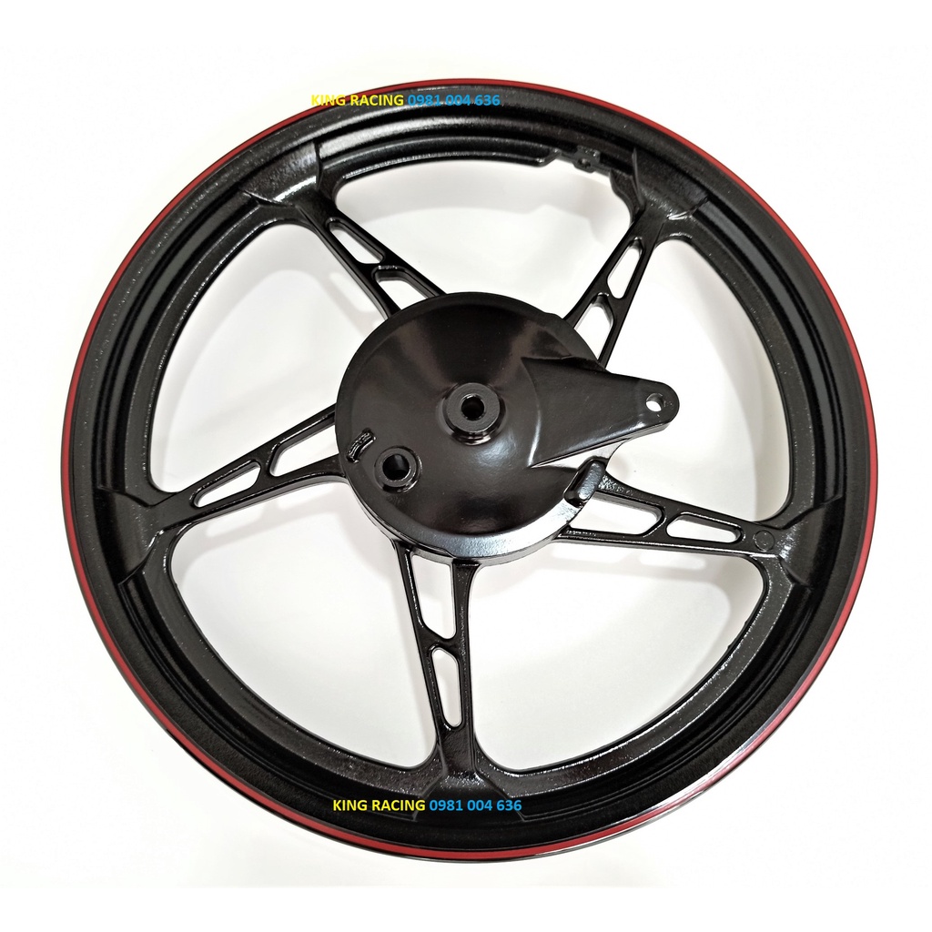 MÂM-VÀNH ĐÚC 5 CÂY 1 ĐĨA YA RC CHỈ ĐỎ GẮN SIRIUS, JUPITER, TAURUS, EXCITER 2006-2010...