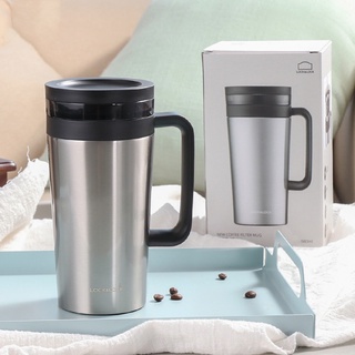 Ly giữ nhiệt pha trà, cà phê Lock&Lock LHC4197SLV 580ml Màu Bạc