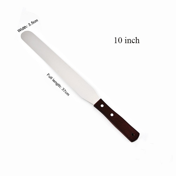 Dao Cắt Bánh Kem Bằng Thép Không Gỉ 4 / 6 / 8 / 10 &quot;Inch