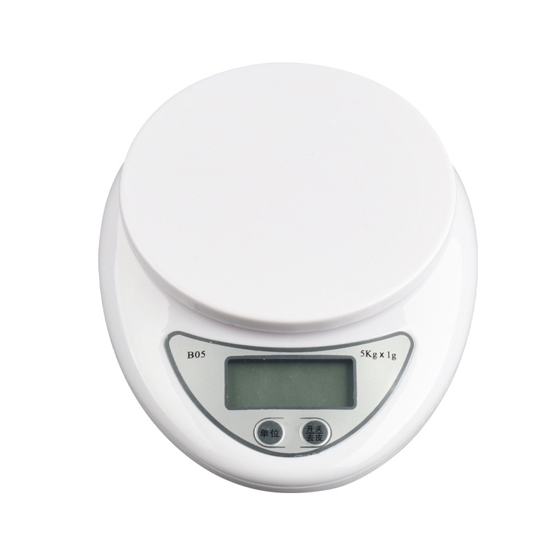 Cân tiểu ly điện tử nhà bếp, Cân làm bánh mini 5kg - Độ chính xác cao - Tặng kèm 2 viên pin AAA