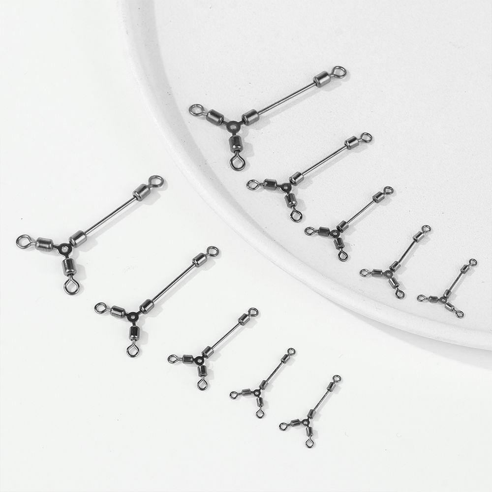 MUVAKO Bộ 25 Móc Câu Cá Chữ T Chất Lượng Cao