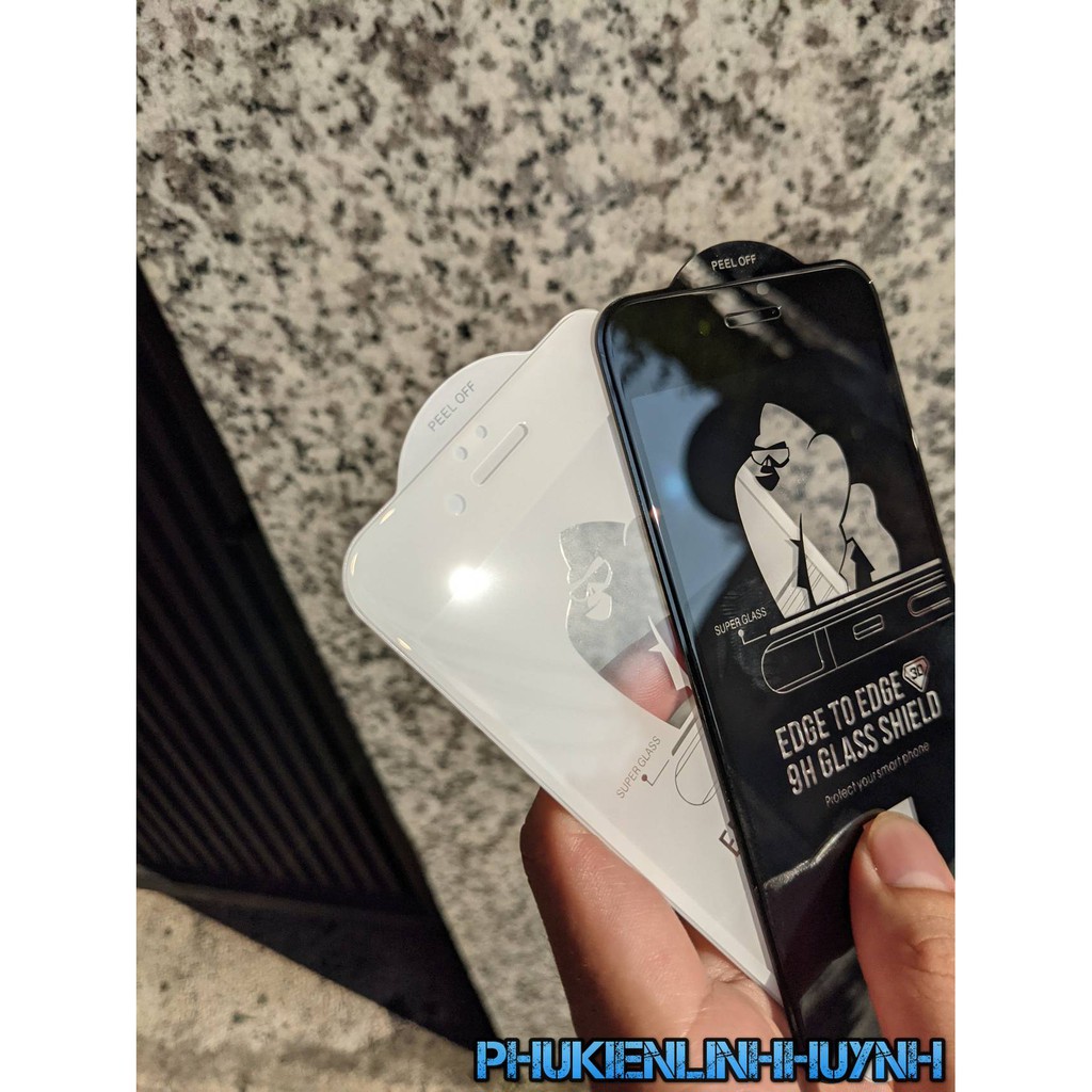 IPhone 7 plus/7/ 8/ SE 2020_Cường lực Full màn chính hãng King Kong