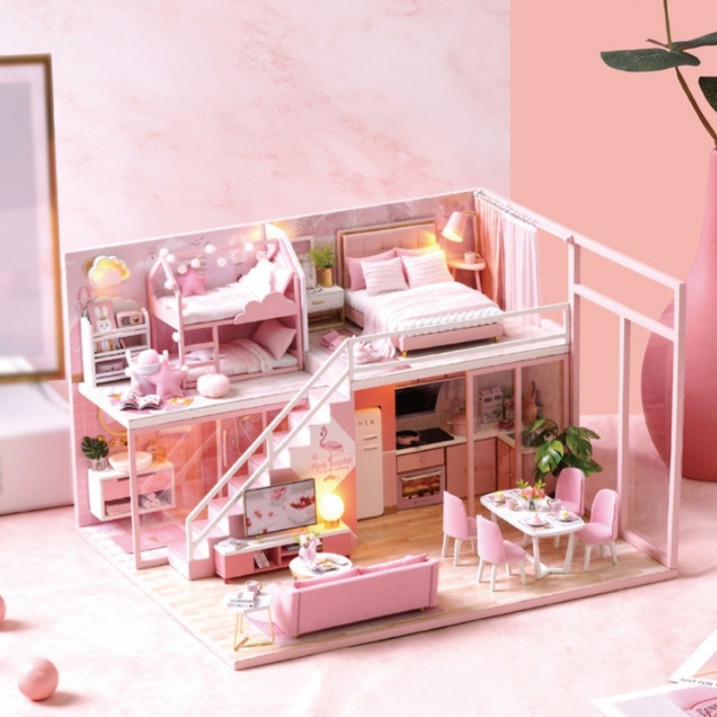 Mô hình nhà gỗ DIY My Daily Life - Pink