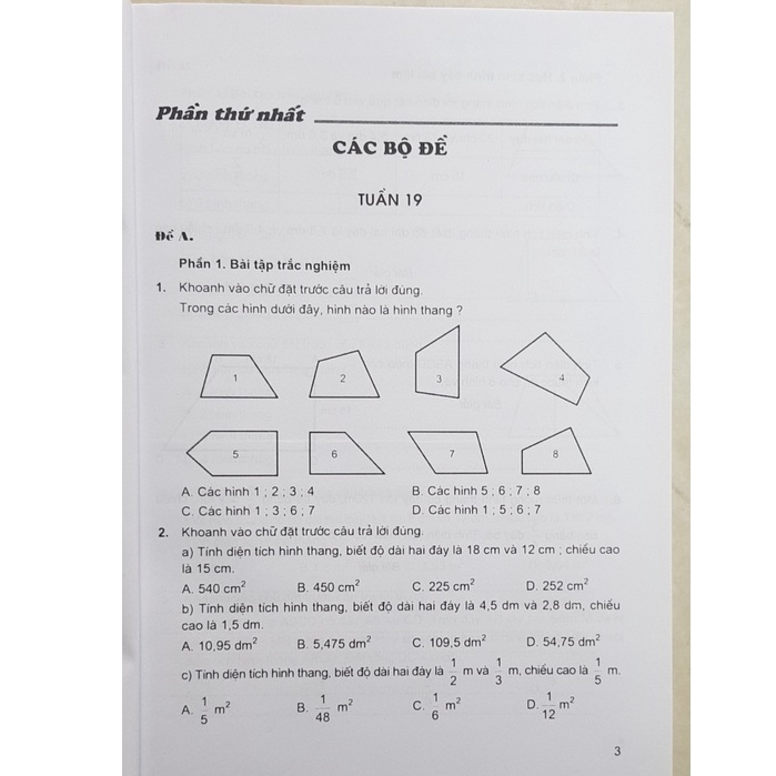 Sách - Bài tập cuối tuần toán lớp 5 tập 2- NXB Giáo dục