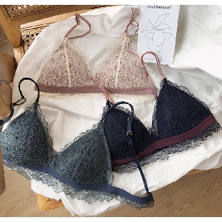 Bộ Bralette Ren Đệm Mỏng 3D Mới S322