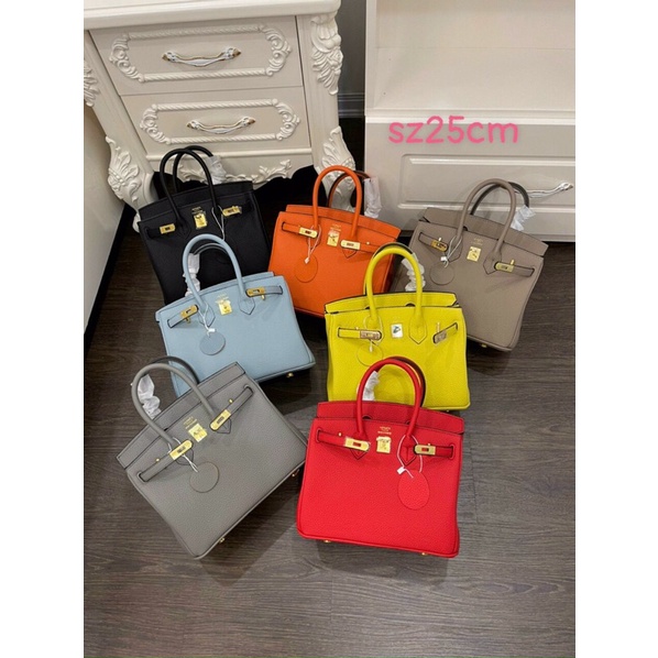 Túi xách da togo size 25 và 30 về bảng màu kẹo ngọt