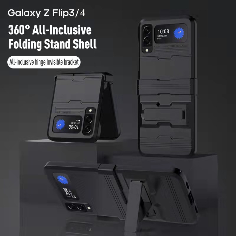 Ốp Điện Thoại Tích Hợp Bảo Vệ Chống Sốc Cho Samsung Galaxy Z Flip 4 5G Galaxy Z Flip 3