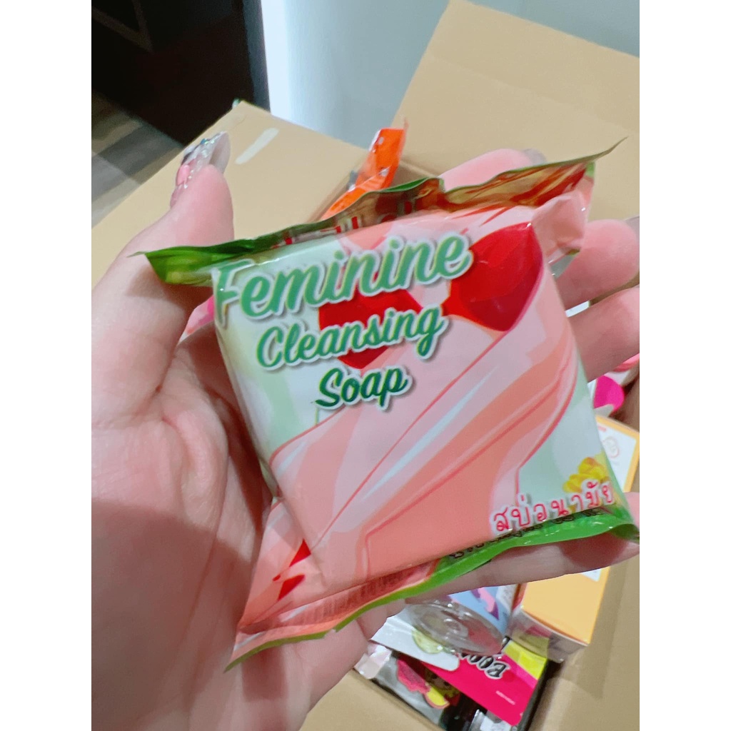 Xà phòng vệ sinh vùng kín  Phiên Bản Mới Feminine Cleansing Soap Thái Lan