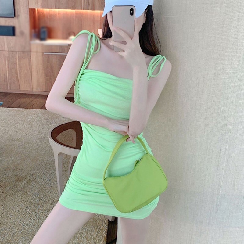 Đầm ôm body phối dây rút dành cho nàng sexy | BigBuy360 - bigbuy360.vn