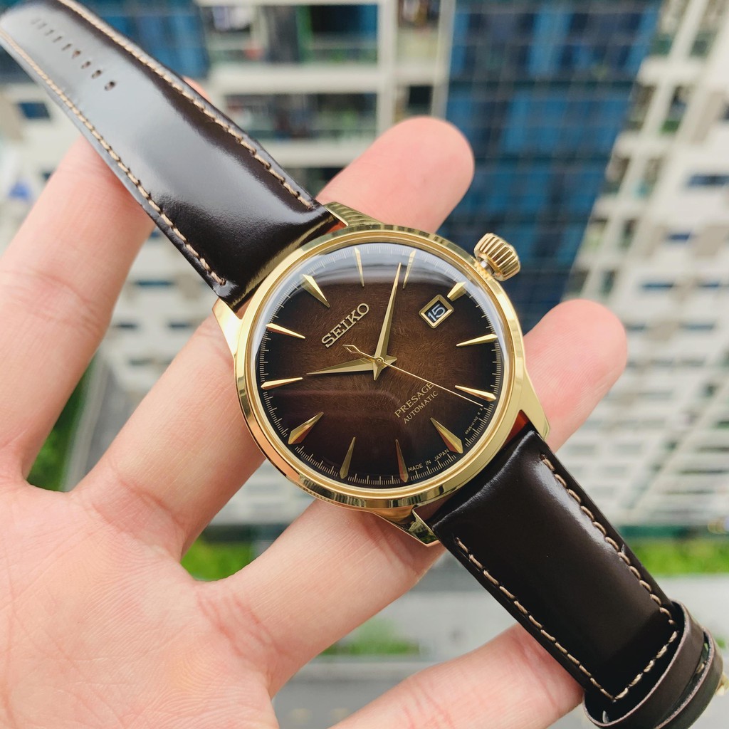 Đồng hồ nam Seiko Presage Cocktail Limited Edition SRPD36J1 - Mệnh Kim và Hỏa