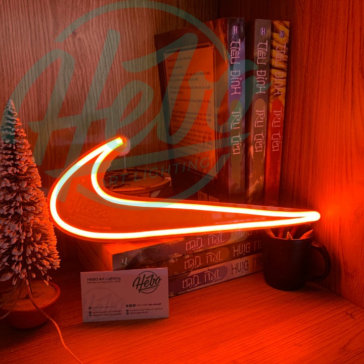 Đèn LED Trang Trí Neon Sign Logo Nike | HEBO Art Lighting