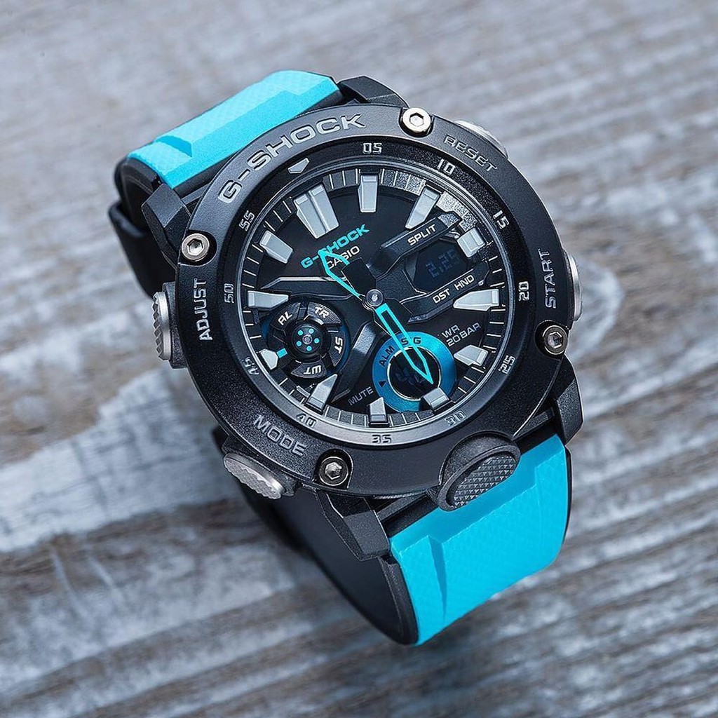 Đồng hồ Nam Dây Nhựa Casio G-Shock GA-2000-1A2 chính hãng bảo hành 5 năm Pin trọn đời | BigBuy360 - bigbuy360.vn
