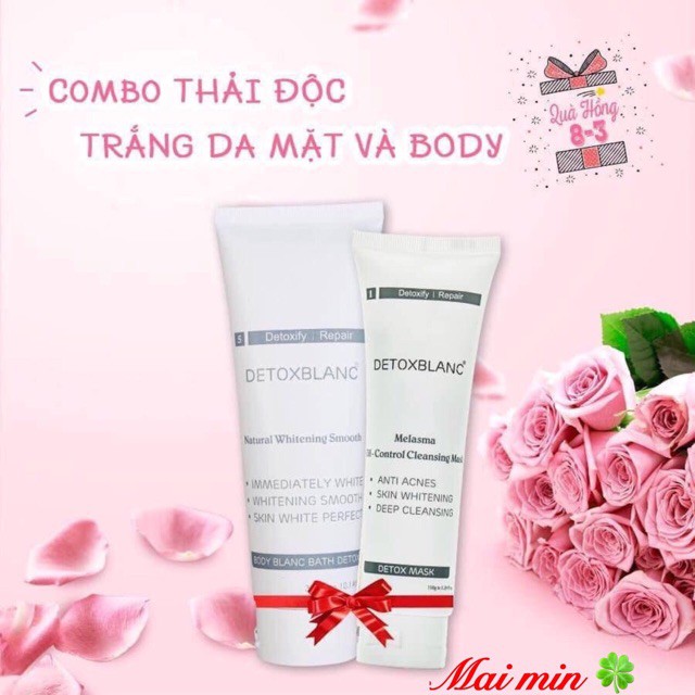 [SP Chính Hãng] SỮA TẮM THẢI ĐỘC TRẮNG DA THAN HOẠT TÍNH – BODY BLANC BATH DETOX số 5