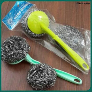 [GIÁ TỐT] Cọ xoong nồi có tay cầm thông minh tiện lợi Giá Rẻ Tiện ích Online