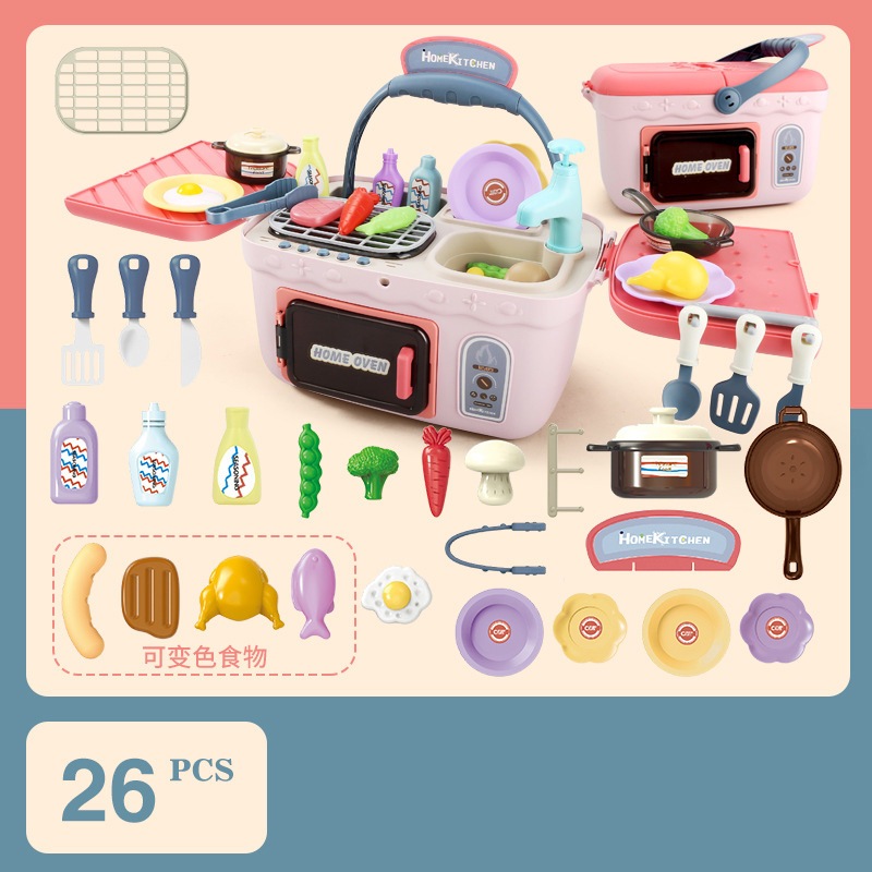 Bộ Đồ Chơi Giả Giỏ Đi Dã Ngoại Cho Bé