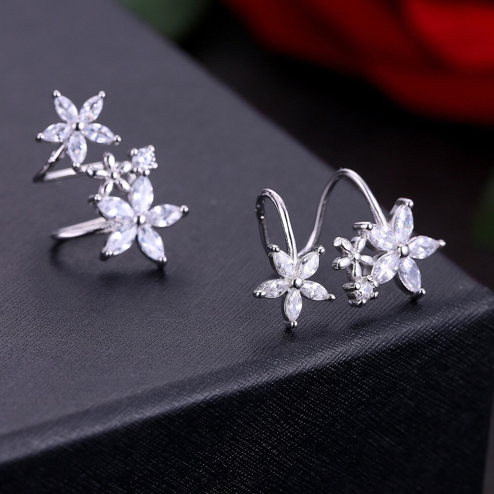 Bông Tai Nữ Bạc ta mẫu hot trang sức cao cấp No.93 Jewelry