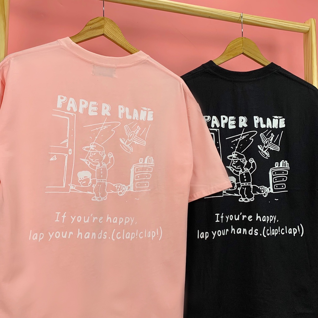 Áo thun phông tay lỡ form rộng PAPER PLANE Unisex TLLC19