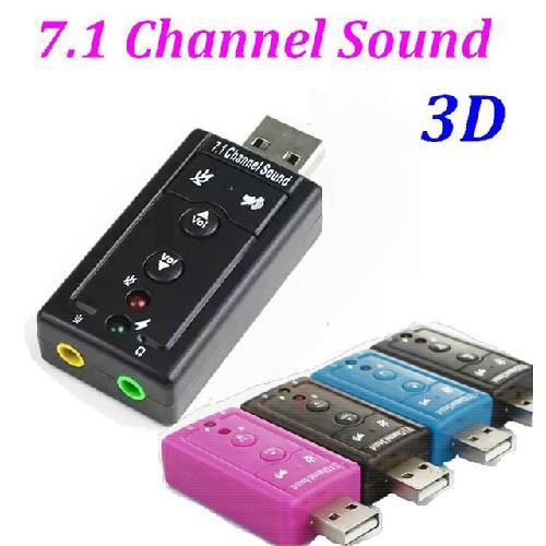 Card âm thanh USB Sound Adapter Virtual 7.1