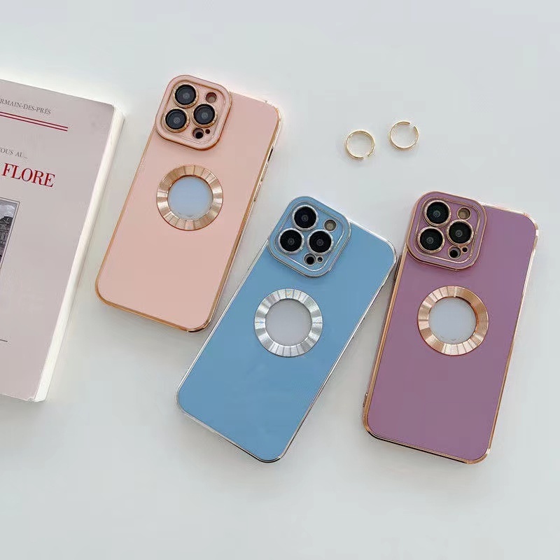 Ốp Điện Thoại Silicon Mềm In Logo Sang Trọng Cho iPhone 13 11 12 Pro Max XR XS Max 7 8 Plus