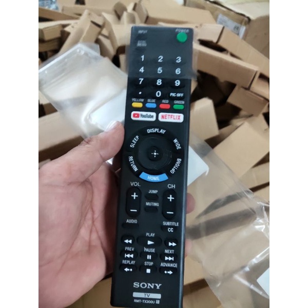 Giảm giá 50% điều khiển sony chính hãng  TX300U & TX300P  Dùng tất cả Ti Vi Sony 4K