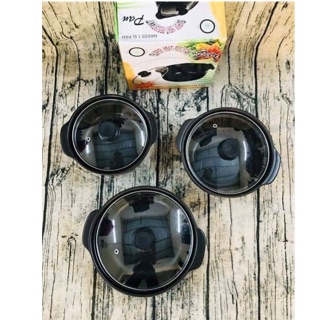 Nồi đất kho cá, thịt, nấu mỳ cay size 0.5-3.5 lít