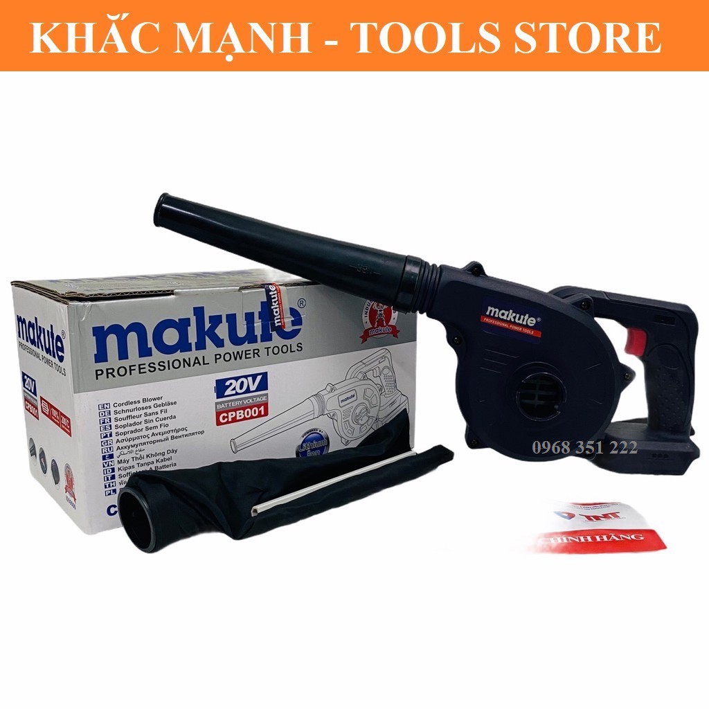 THÂN MÁY THỔI BỤI DÙNG PIN MAKUTE, SÀI CHUNG CHÂN PIN MAKITA