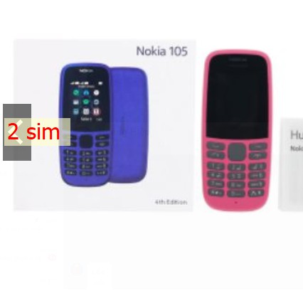 Điện thoại Nokia 105 - 2 sim 2017  hàng chính hãng 2 sim song khoe