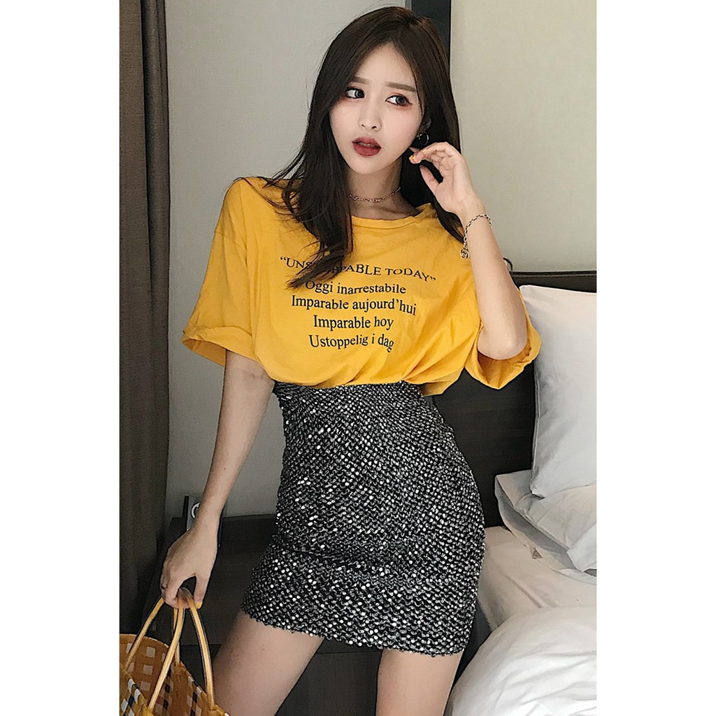 Chân Váy Kim Tuyến Body Quảng Châu Sang Chảnh Hàn Quốc | BigBuy360 - bigbuy360.vn