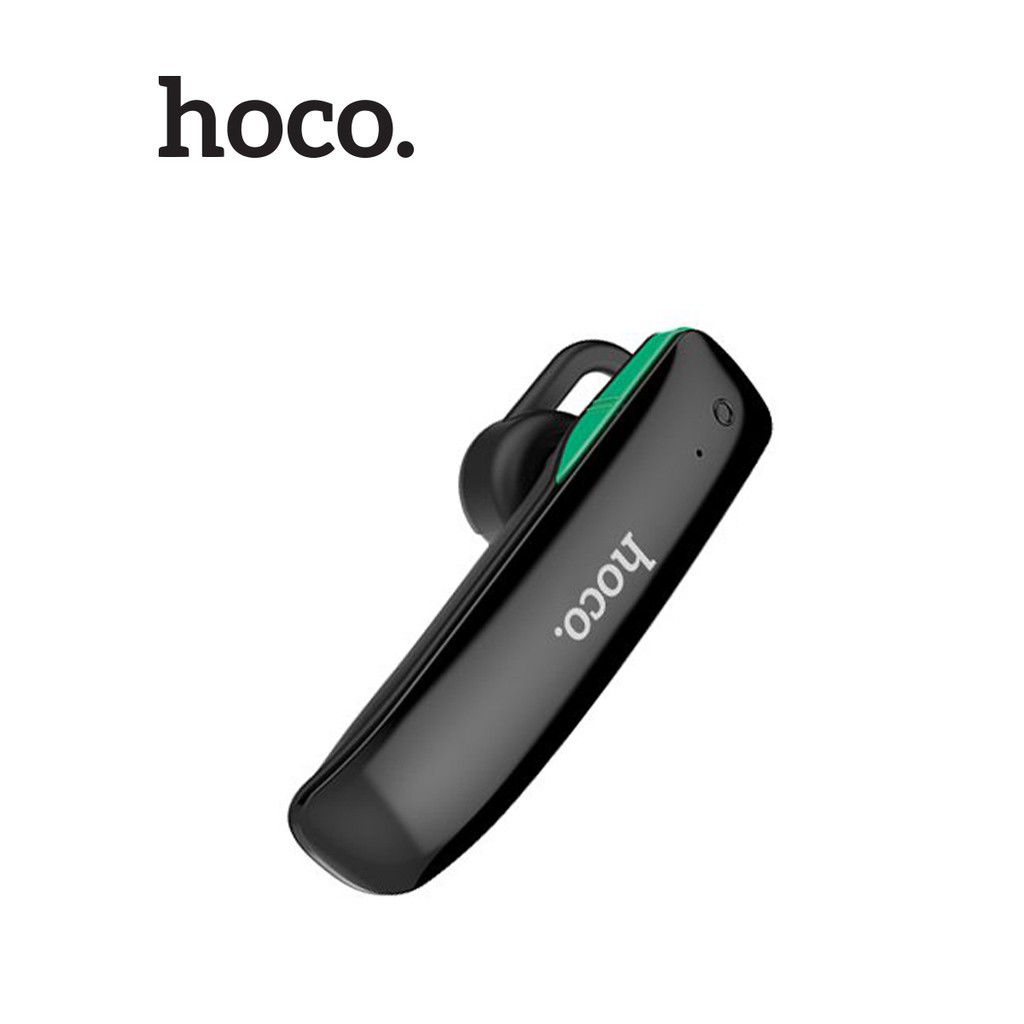 Tai nghe Bluetooth V4.1 Hoco E1 pin 50mAh kích thước nhỏ gọn tích hợp đèn LED thông báo trạng thái kết nối
