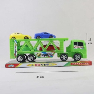 Đồ chơi Xe tải cho bé chở 4 xe con cỡ Lớn, Xe chở Ô tô cho bé