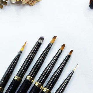 Bộ cọ nail , set cọ nail vẽ móng 6 cọ