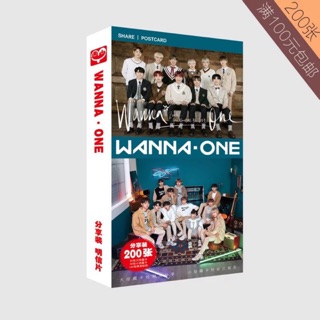 Postcard Wanna One (30 card lớn + 30 lomo + 200 sticker)
