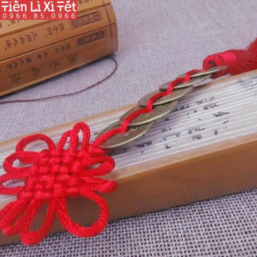 Dây đồng xu ngũ đế, Chuỗi đồng tiền may mắn, Tiền xu Ngũ Đế (xâu 5 đồng xu)