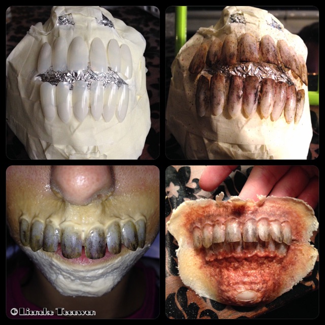 Dụng cụ ĐÚC VẾT THƯƠNG, Hoá trang vết thương- LIQUID latex chất tạo vết thương, Máu gia đỏ, sáp hoá trang HALLOWEEN