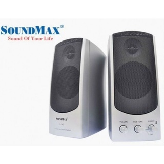 Loa vi tính soundmax 2.0 a140-a150 chính hãng, thiết kế thanh lịch. bh 12 tháng