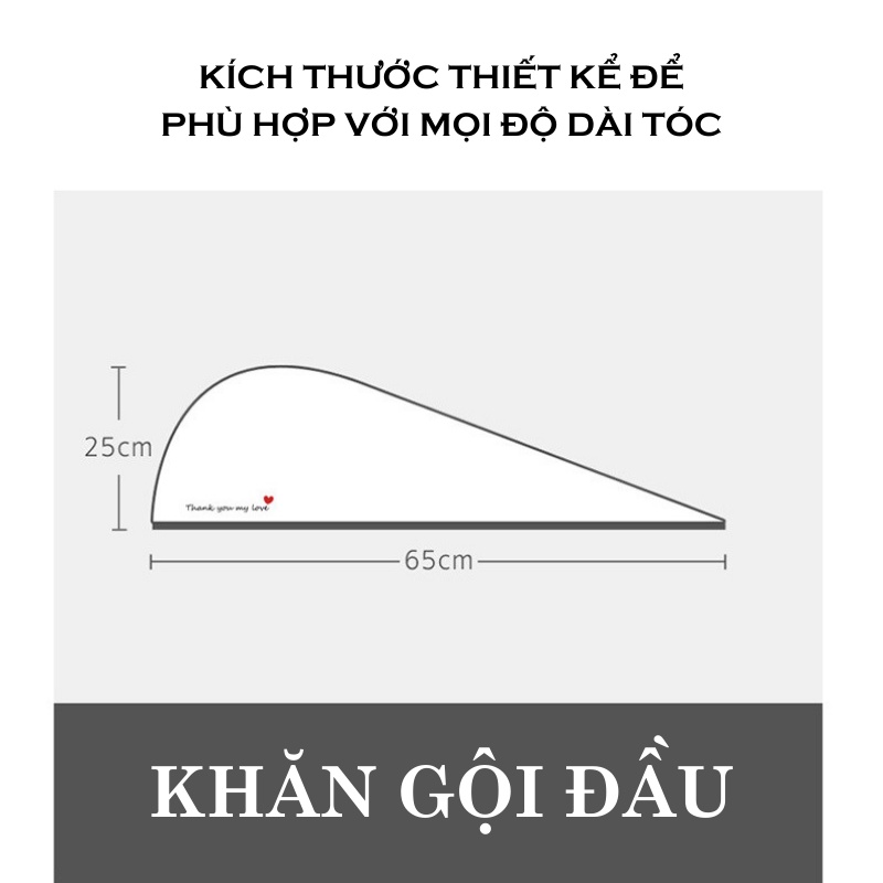 Mũ cuốn tóc nhanh khô hút ẩm tốt LAHAVA PK16