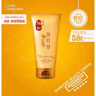 Sữa rửa mặt mật nhân sâm đỏ chính hãng giảm thâm, căng mịn trắng da Meea Organic 80ml - Hanayuki Asia